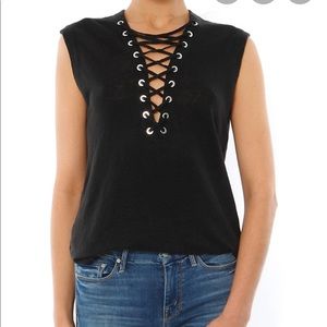 Iro Tissa Lace Up Tank